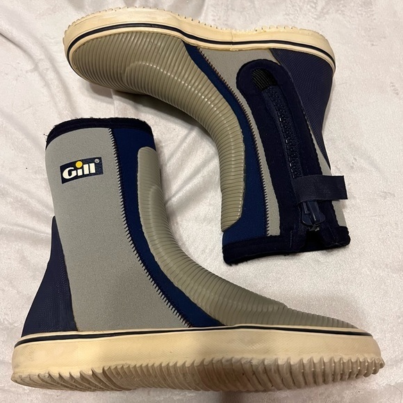 GILL Rubber Sailing Deck Rain Weather Boots 7 - Picture 3 of 14
